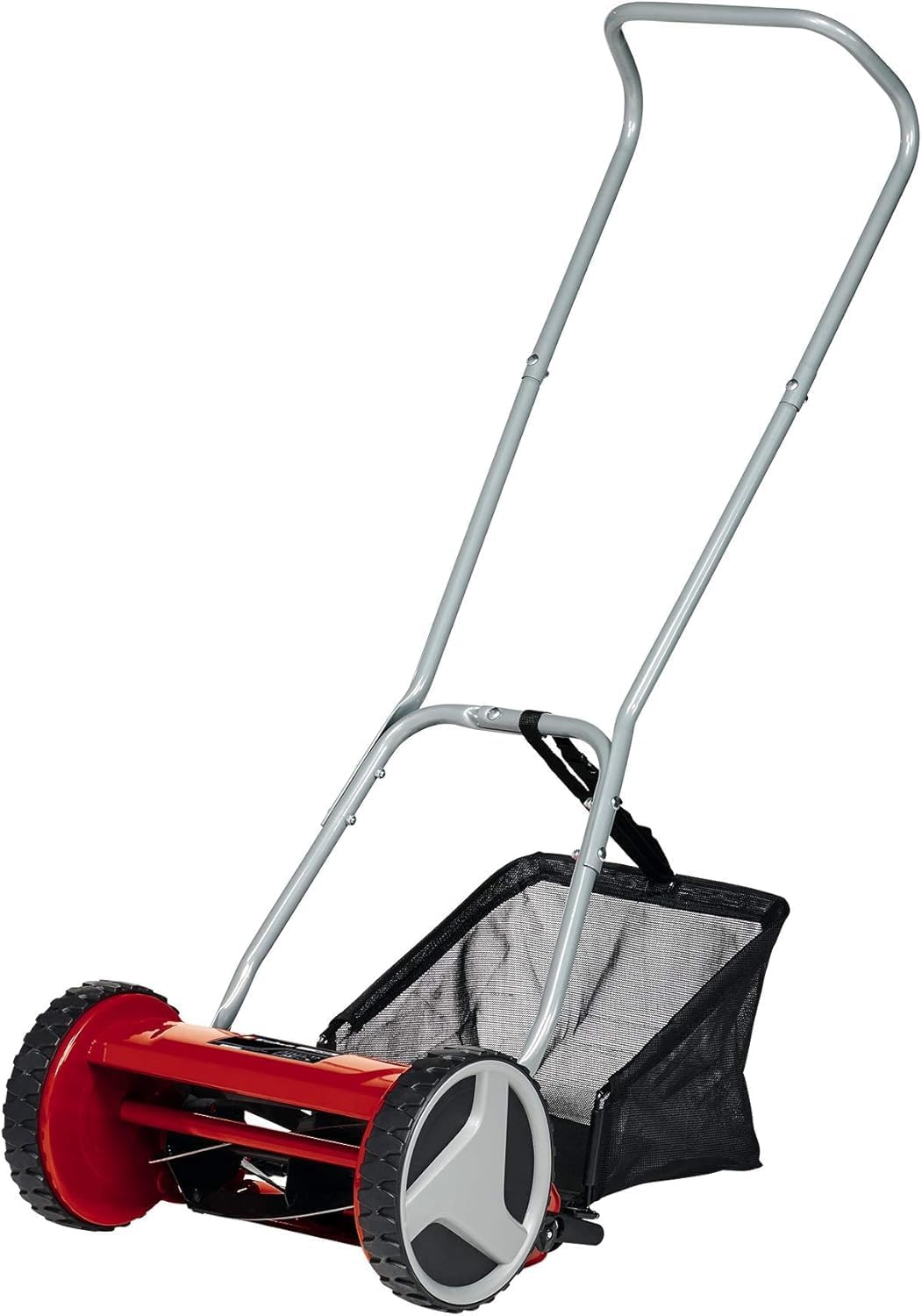 Einhell Tagliaerba a spinta GC-HM 300 (largh. Taglio 30 cm, regolazione altezza taglio su 4-livelli di 13-37 mm, vano raccolta 16 l, 5 rulli elicoidali, consigliato per prati fino a 150mq)