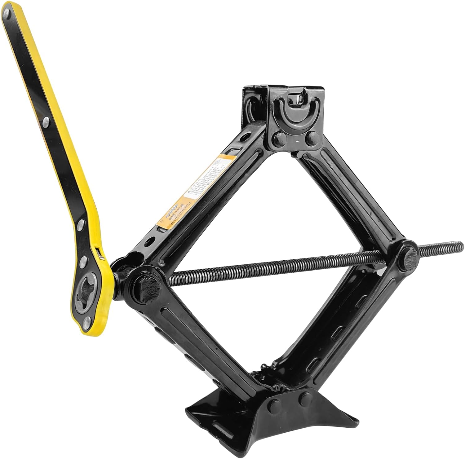 Crihovy Cric per Auto 2T, Crick Auto, Martinetto per Auto con Chiave a Cricchetto, Cric Voiture Electrique, Ponte Sollevatore Auto, Cric Auto Professionale, per Auto, Camion, Berline, Furgoni