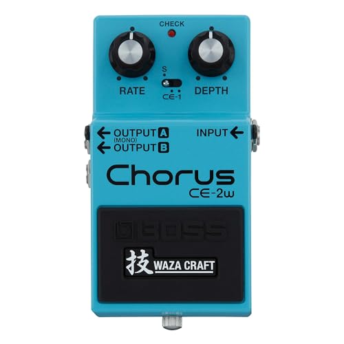 BOSS CE 2W Pedale Chorus Waza Craft Special Edition, pedale Waza Craft in edizione speciale, l'esperienza definitiva del suono BOSS : Amazon.it: Strumenti Musicali