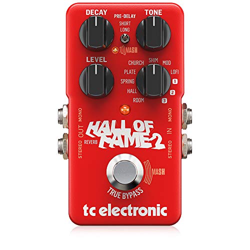 TC Electronic HALL OF FAME 2 REVERB Iconico pedale riverbero con interruttore a pedale MASH ed effetto Shimmer : Amazon.it: Strumenti Musicali