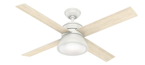 HUNTER FAN Loki, 132 cm, Ventilatore da Soffitto per Interni con Luce e Telecomando, 4 Pale Reversibili in Bianco Fresco, Ideale per l'Estate e l'Inverno, Modello 50423 : Amazon.it: Videogiochi