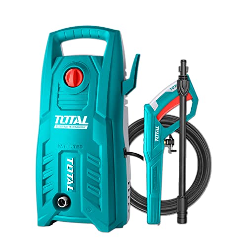 TOTAL   Idropulitrice ad acqua a pressione | Potenza 1400 W | Motore a spazzole di carbone | con tubo da 5 m e cavo | Pressione massima di 130 bar : Amazon.it: Giardino e giardinaggio
