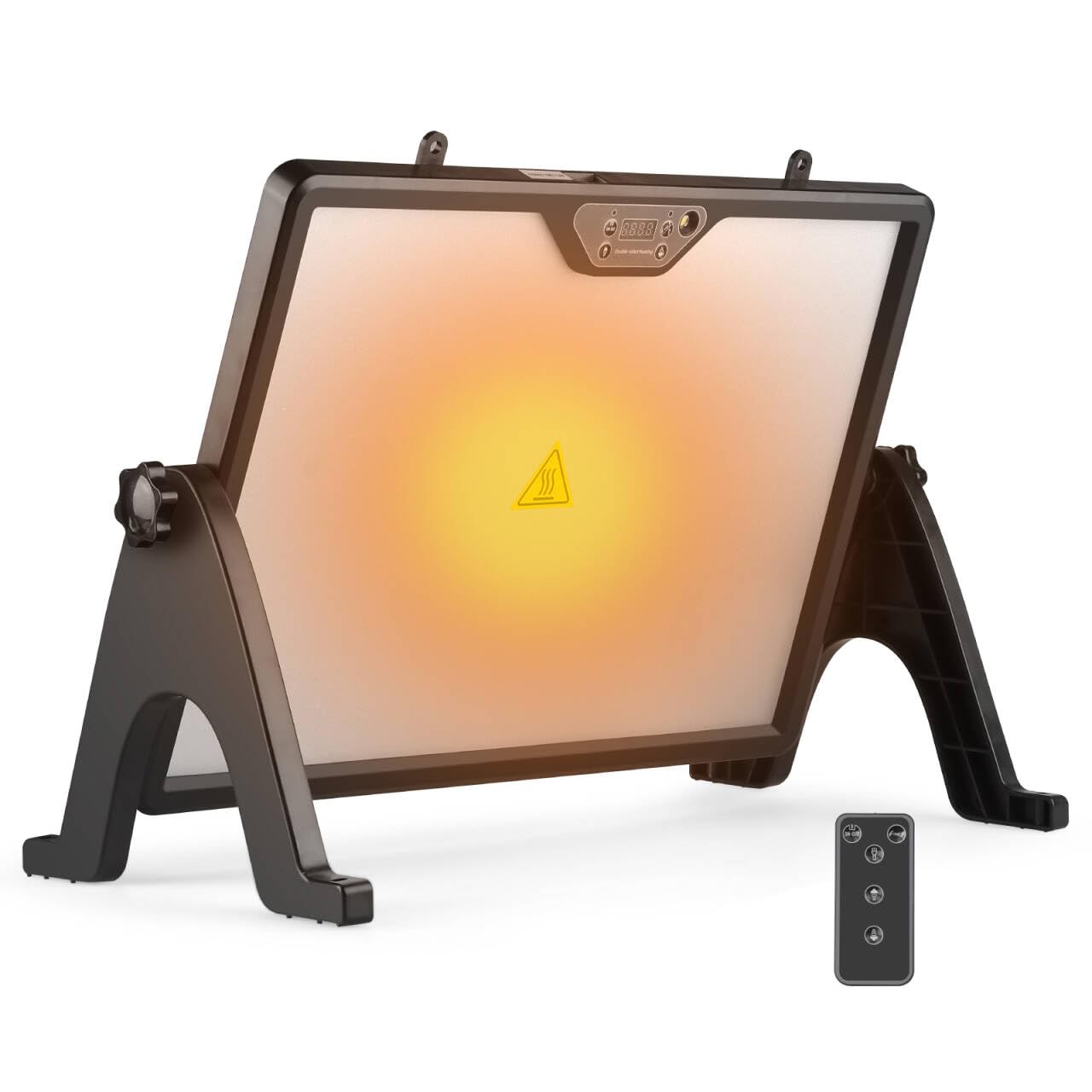 Chioccia Artificiale Per Pulcini 40x30cm - Piastra Riscaldante Bifacciale con Temperatura Regolabile e Rotazione a 360°, Adatta per Pulcini e Animali Domestici