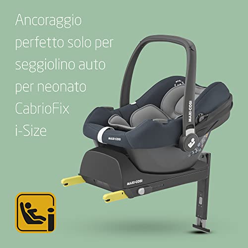 Maxi Cosi Base CabrioFix i Size base isofix seggiolino auto per neonati compatibile con Maxi Cosi Cabriofix i Size, Gruppo 0 , da 40 a 75 cm, nero : Prima infanzia