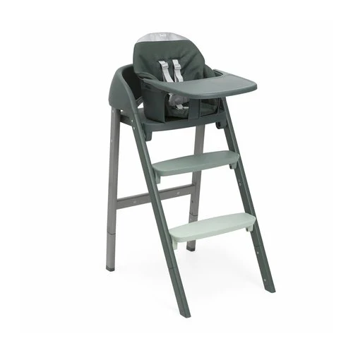 Chicco Seggiolone Evolutivo Crescendo Up – 3 in 1, Regolabile, in Legno, Imperial Green