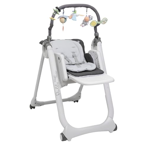 Chicco Polly Magic Relax Seggiolone Pappa per 0 Mesi   3 Anni (15 kg), Regolabile con 4 Ruote, Reclinabile a Sdraietta, Chiusura Compatta, Barra Gioco e Cuscino Riduttore : Prima infanzia