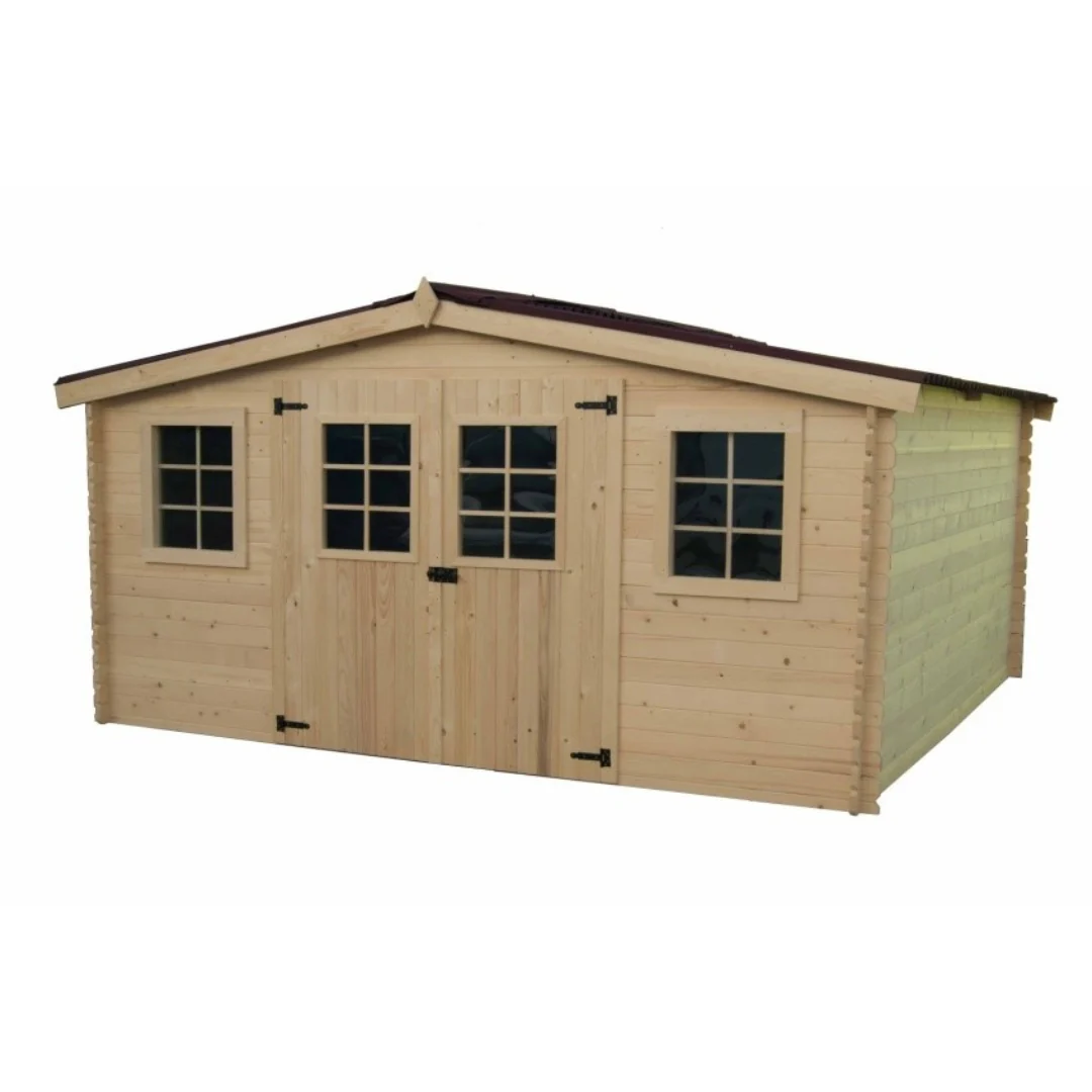 Spaziosa Casetta in Legno 4 x 3 m Senza Pavimento