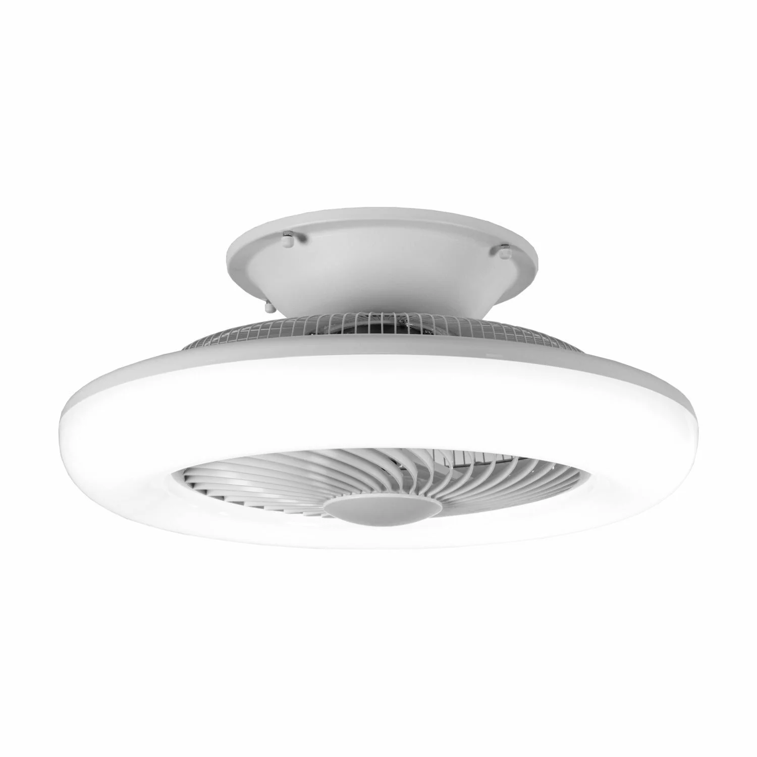 Ventilatore da soffitto con plafoniera integrata WillySmart Led