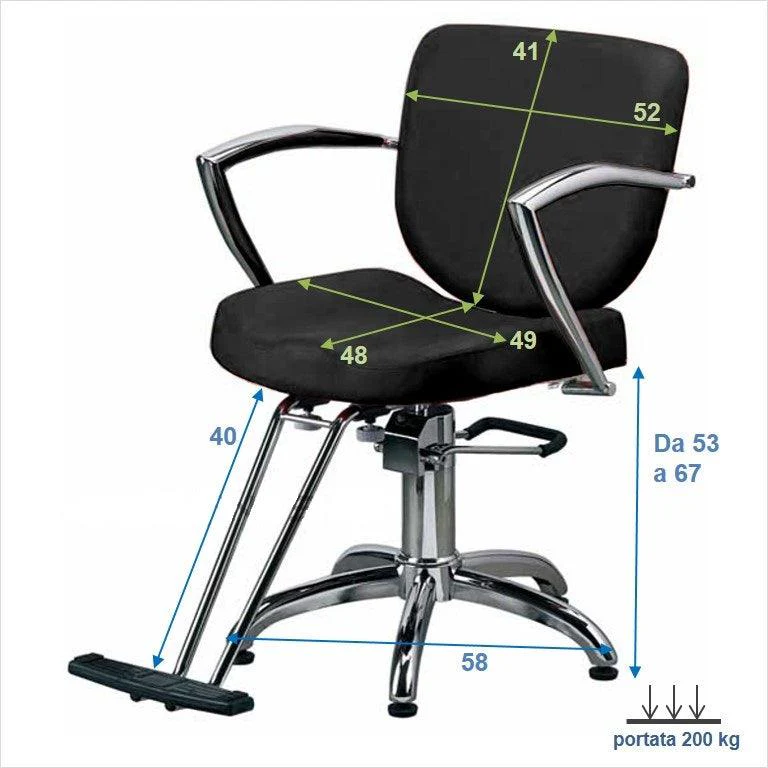 Poltrona per parrucchiera e barbiere | DALIA