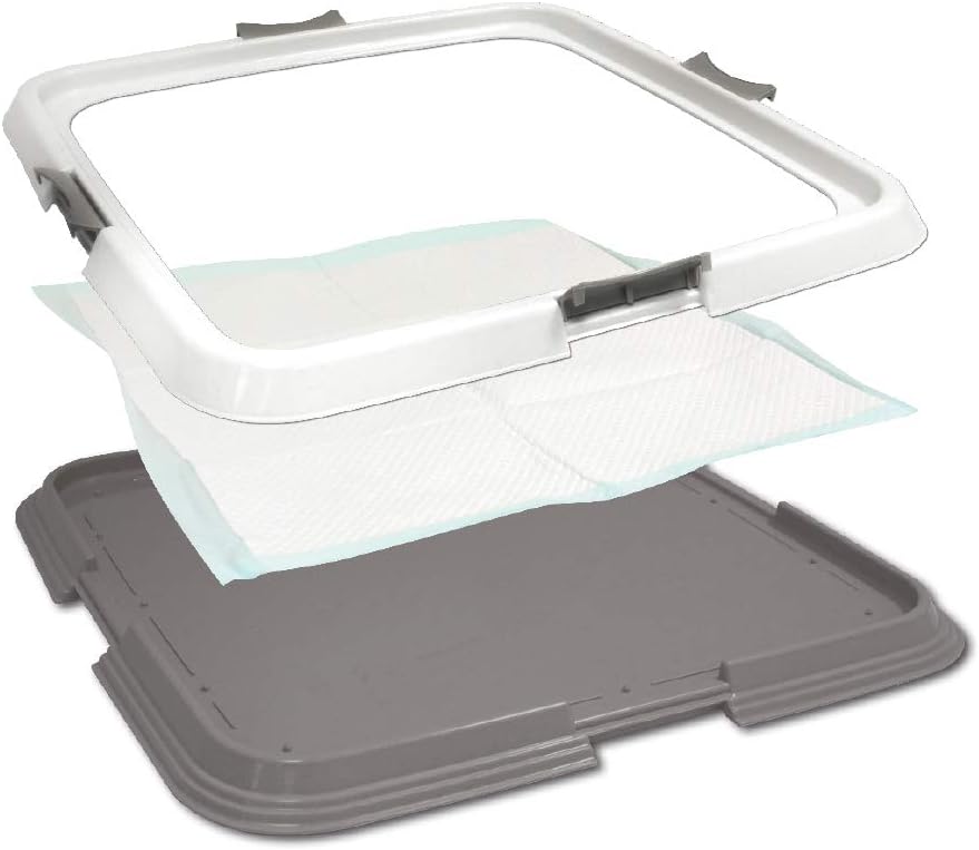 Croci Happy Nappy Dog Litter Tray, Absorbent Mat Tray for Dog Pee Training, 60 x 60 cm