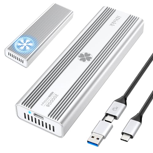 iDiskk Disco rigido esterno a stato solido esterno M.2 NVMe da 40 Gbps, 2 TB, professionale, robusto, in alluminio, fino a 3000 MB/s, Thunderbolt 3 (40 Gbps), USB C (10 Gbps), compatibile con : Informatica