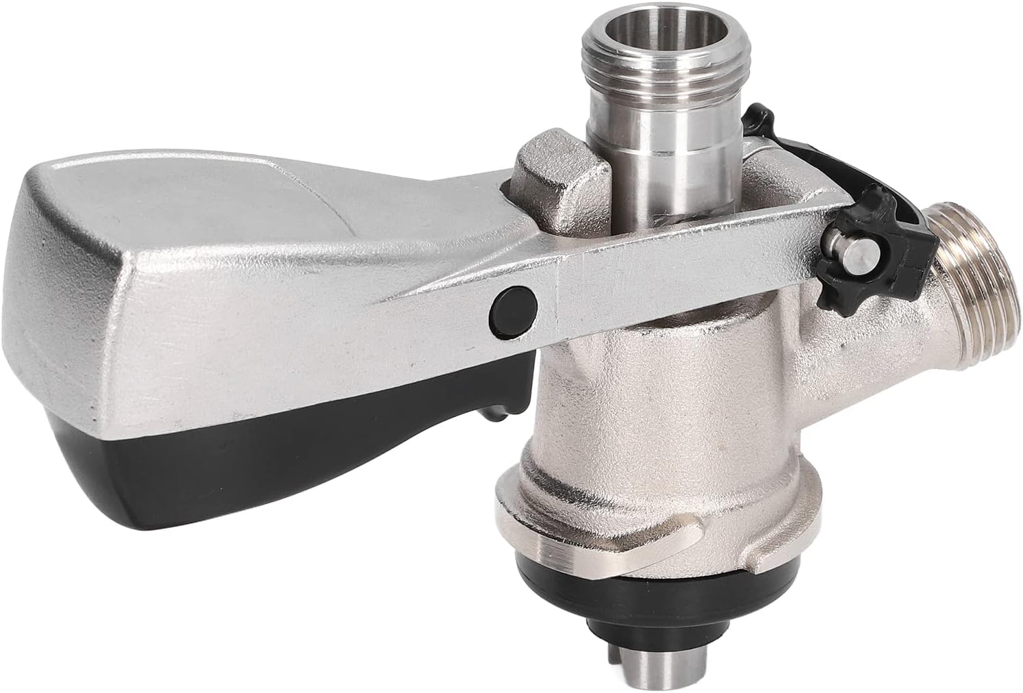 DEWIN G5/8 Accoppiatore per Fusti di Birra, Accoppiatore per Fusti di Birra di Tipo S Accessorio per la Produzione del Rubinetto del Distributore di Barili in Acciaio Inossidabile