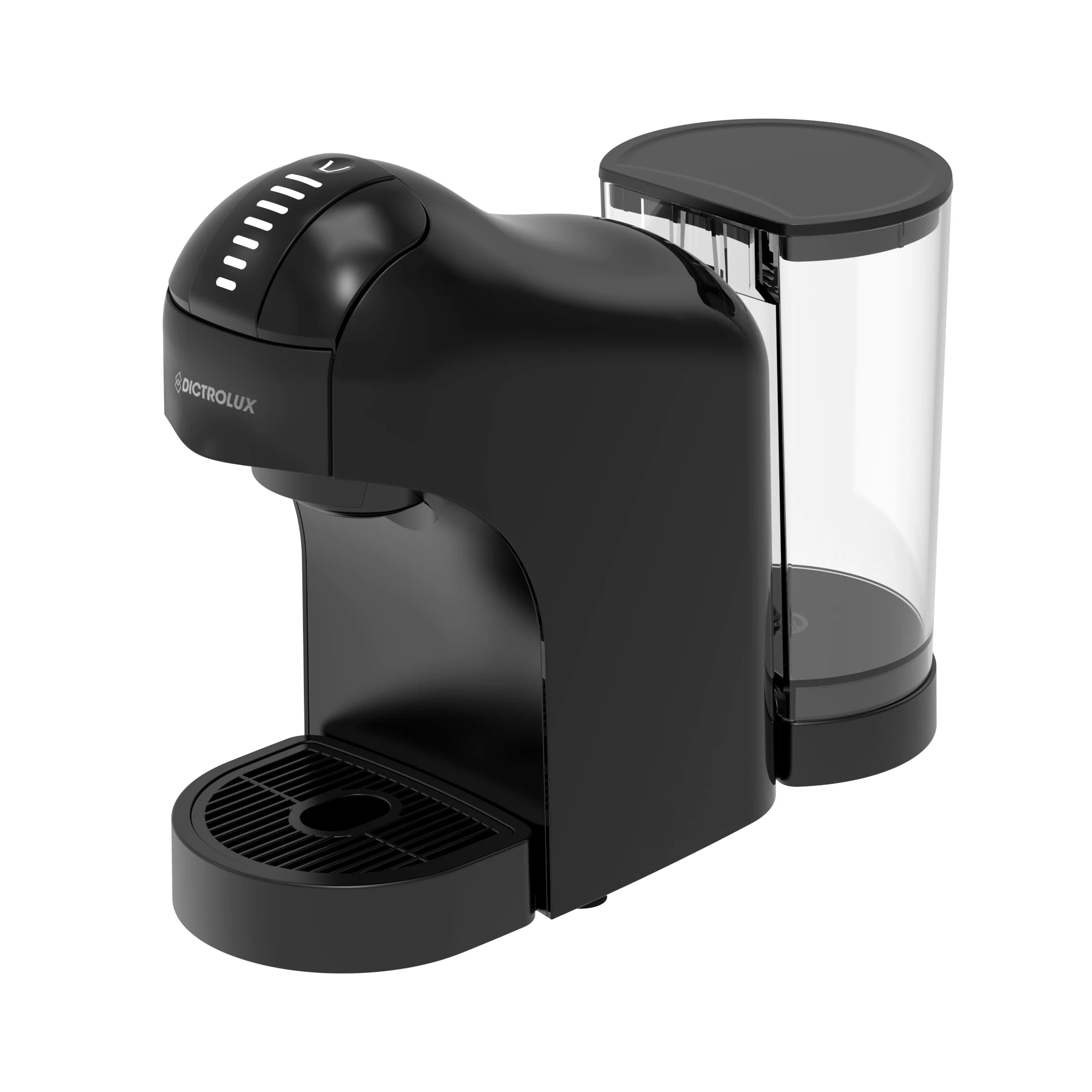 Macchina da caffè 4 in 1 Matilde Black 1400 Watt - Compatibile con capsule Nespresso, Dolcegusto, Lavazza a Modo Mio e Cialde ESE