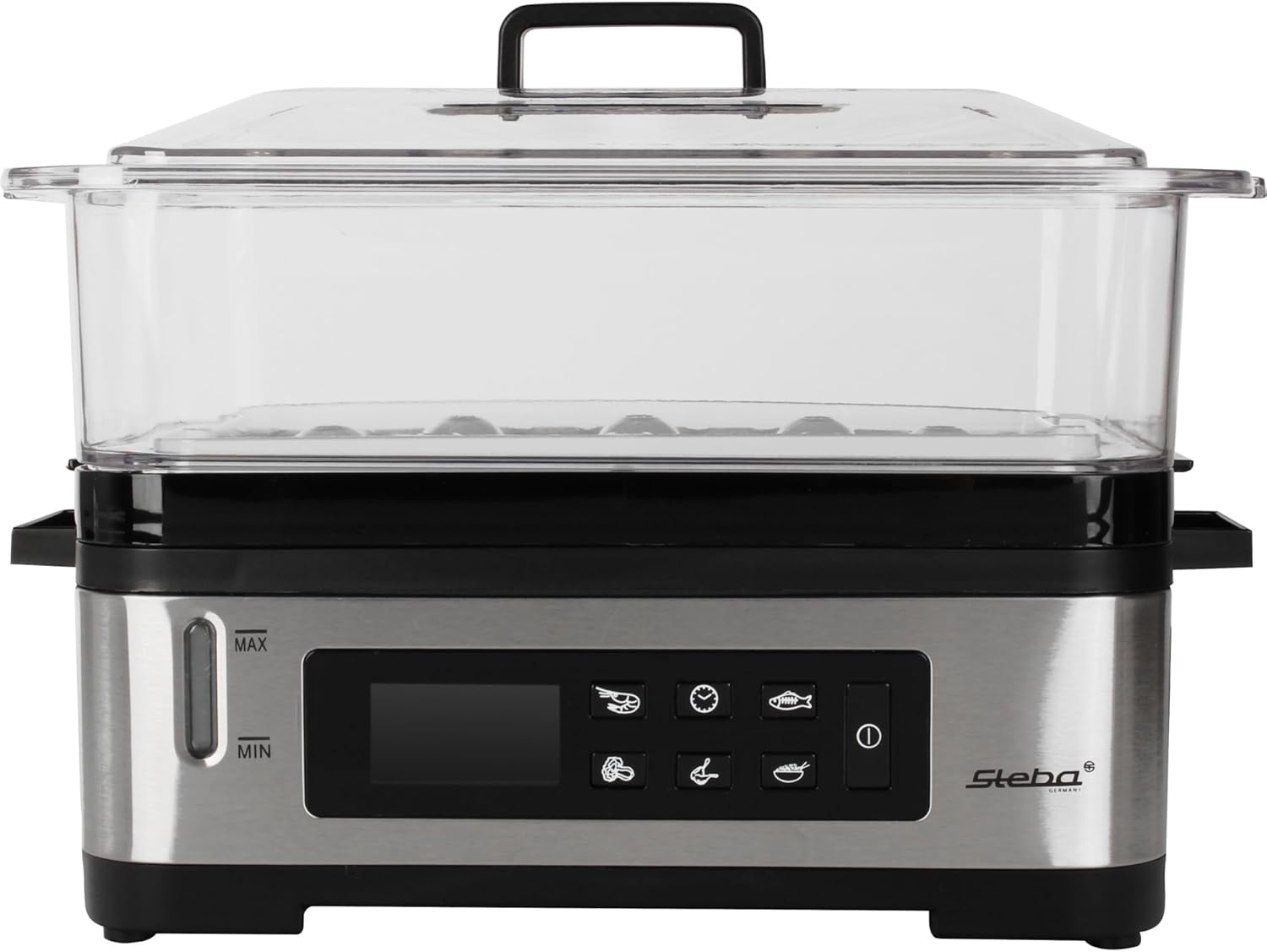 Steba DG 2 Steamer 1200 6 Litres Stainless Steel/Black