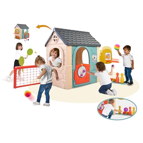 FEBER   Casual 6 Activities House, Casa con 6 Attività di Gioco, Accessori Inclusi per i Giochi, Colori Resistenti alla Luce Solare, Facile Montaggio, Da 3 Anni, Famosa (FEH23000) : Amazon.it: Giochi e giocattoli