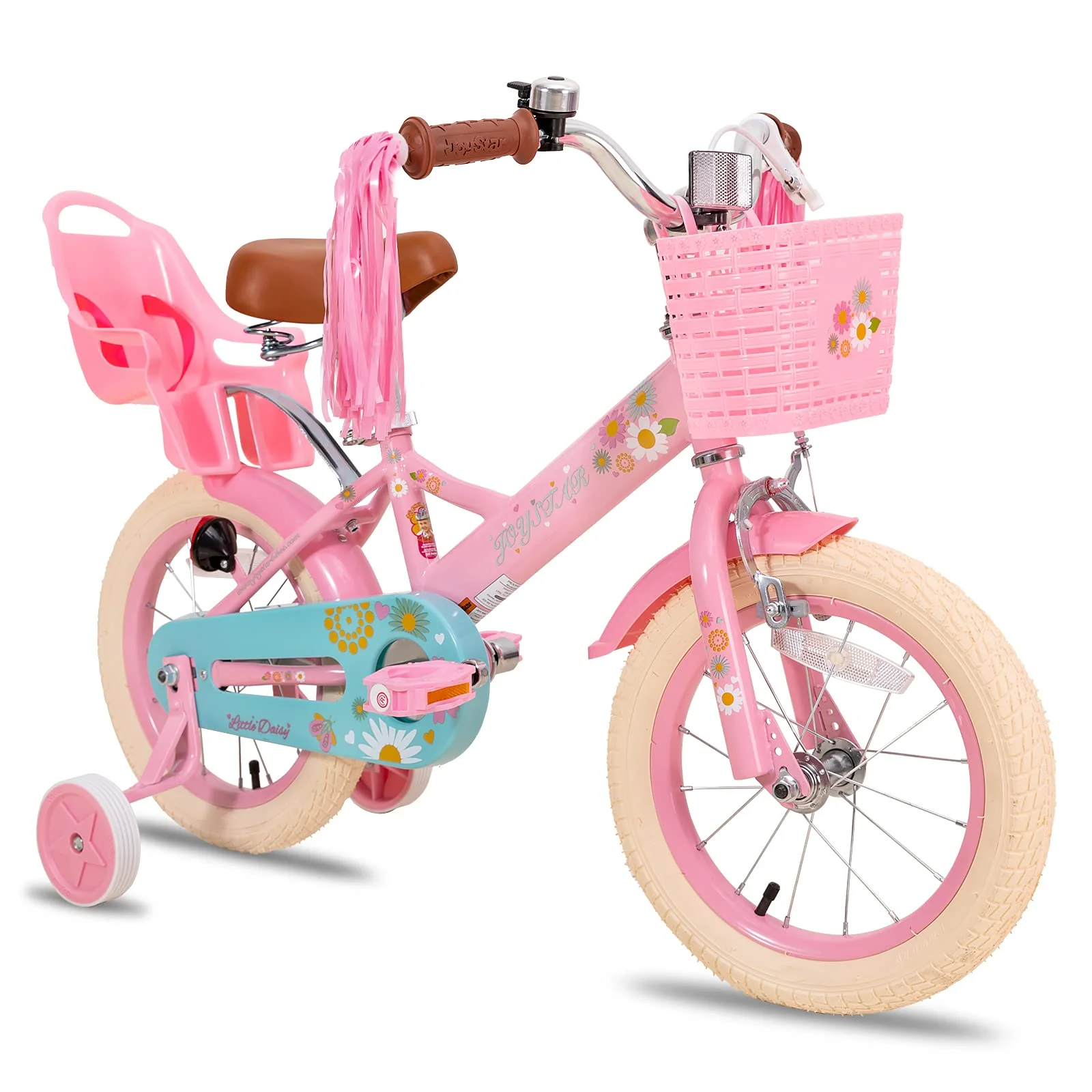 JOYSTAR Bicicletta per bambini Little Daisy 14 pollici per ragazze
