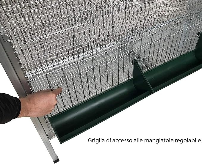 Gabbia x Pulcini in Lamiera e Rete Zincata Anti topo