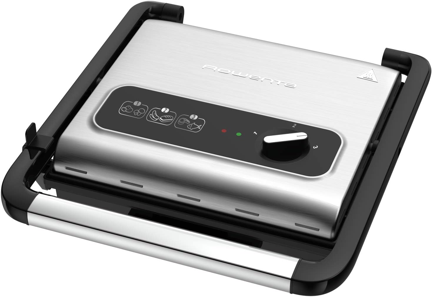 Moulinex Inicio Compact, Grill per Panini & Grill, Piastre per la Cottura Antiaderenti, Facile da Pulire, Facile da Riporre, GI270D10