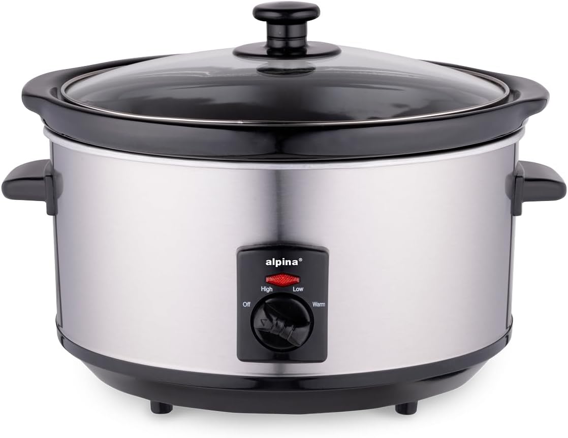 alpina - Slow Cooker 3.5L 240W SS