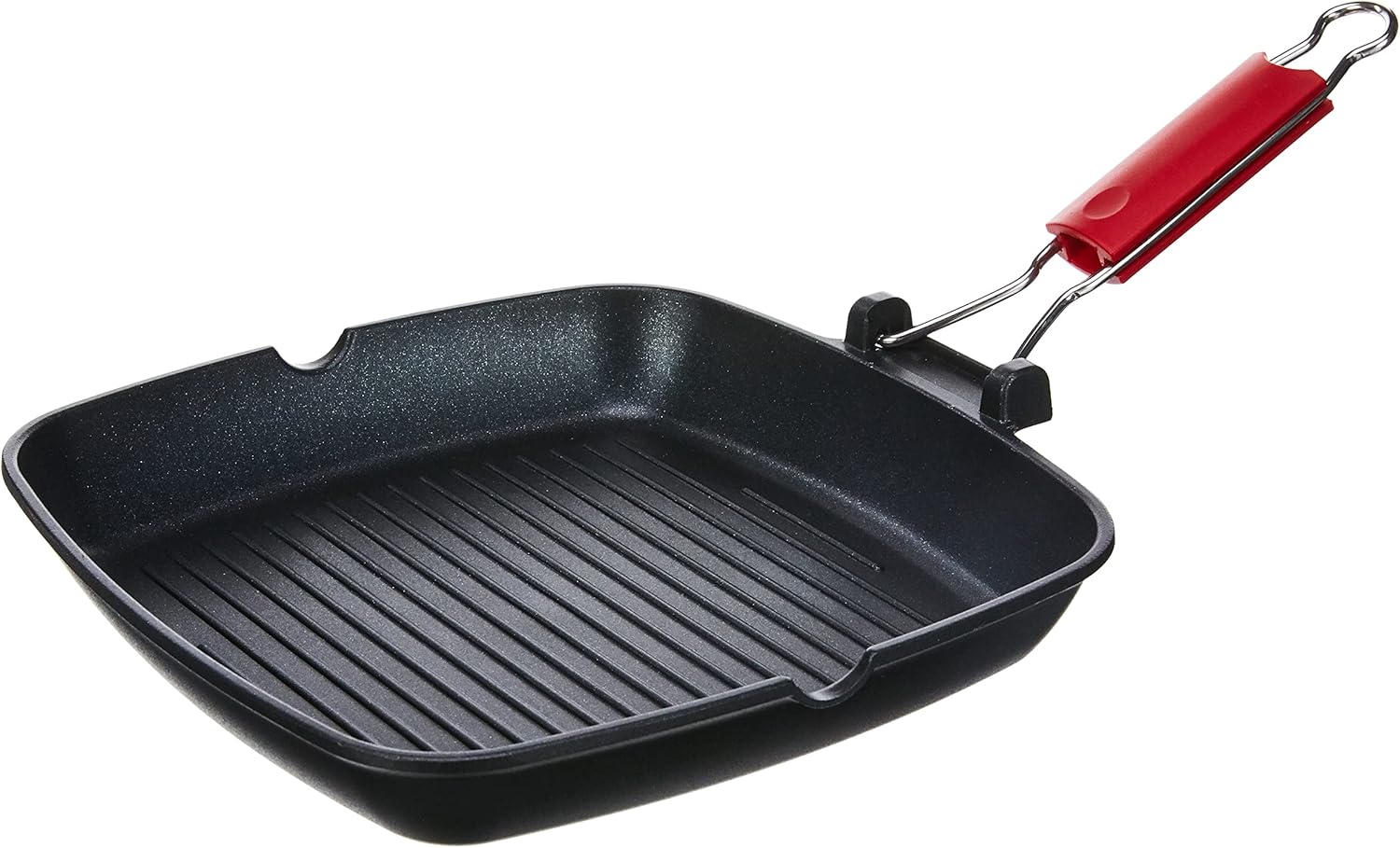 Lagostina Linea Rossa Wok, Aluminium, Black, Ø 28 cm