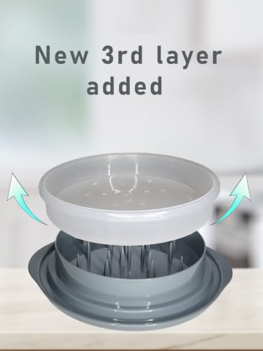 Strumento trituratore per pollo a 3 strati, caratteristiche aggiuntive che migliorano l'usabilità con un vassoio rimovibile personalizzato aggiunto una soluzione antiscivolo integrata funzionante per : Amazon.it: Casa e cucina