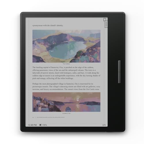 BOOX Go Color 7 ePaper Tablet 7” Colore 64 GB Android 12 E  Ink Luce Frontale BT WiFi (Nero) : Informatica