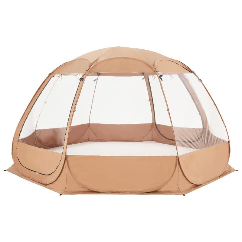 Tenda a Bolle Pop Up, Tenda da Campeggio all'Aperto, Gazebo ad Angolo Non Morto Completamente Trasparente a 360 Gradi, Tenda a Baldacchino con Zanzariera Laterale, Riparo Istantaneo per Giardino A : Amazon.it: Giardino e giardinaggio
