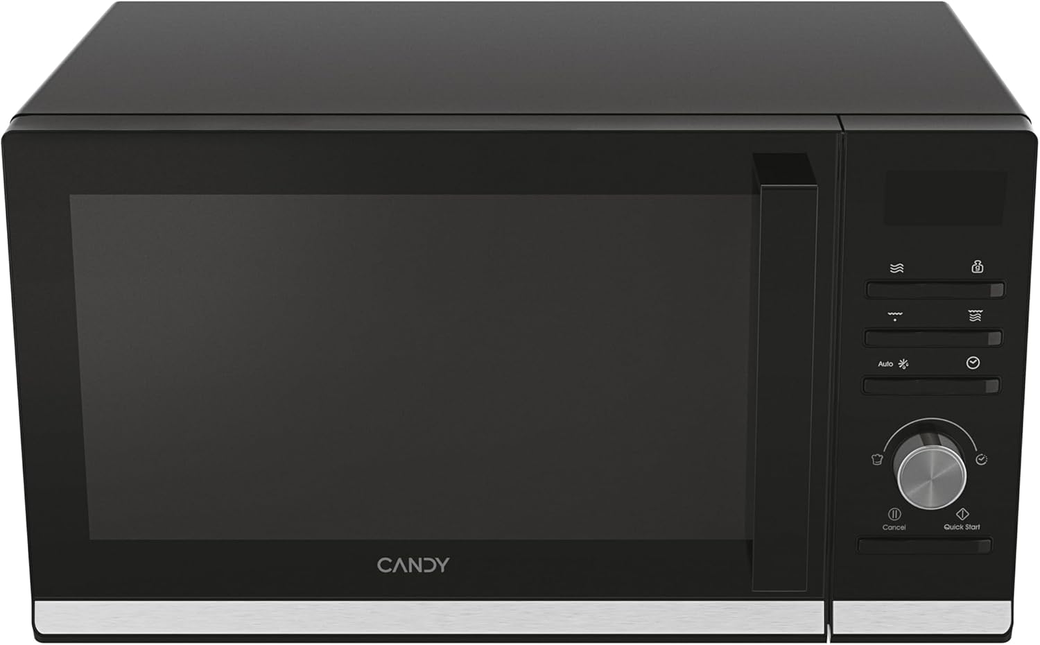 Candy CMGA23TNDB Modern Microwave Oven with Grill, 23 Litres, 900W, 40 Programs, 6 Power Levels, Defrost and Autoclean Functions, App hOn, Freestanding, 48.3 x 40.6 x 28.3 cm, Black