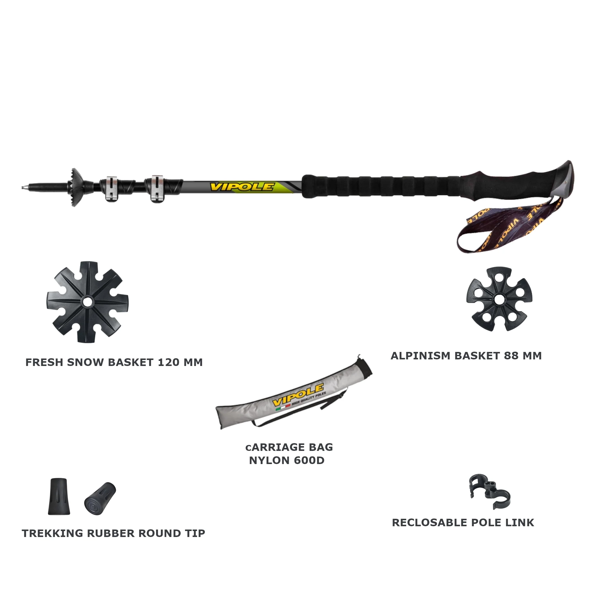 VIPOLE - 8000 PRO QL RH LONG DELUXE ( 1 Paio)