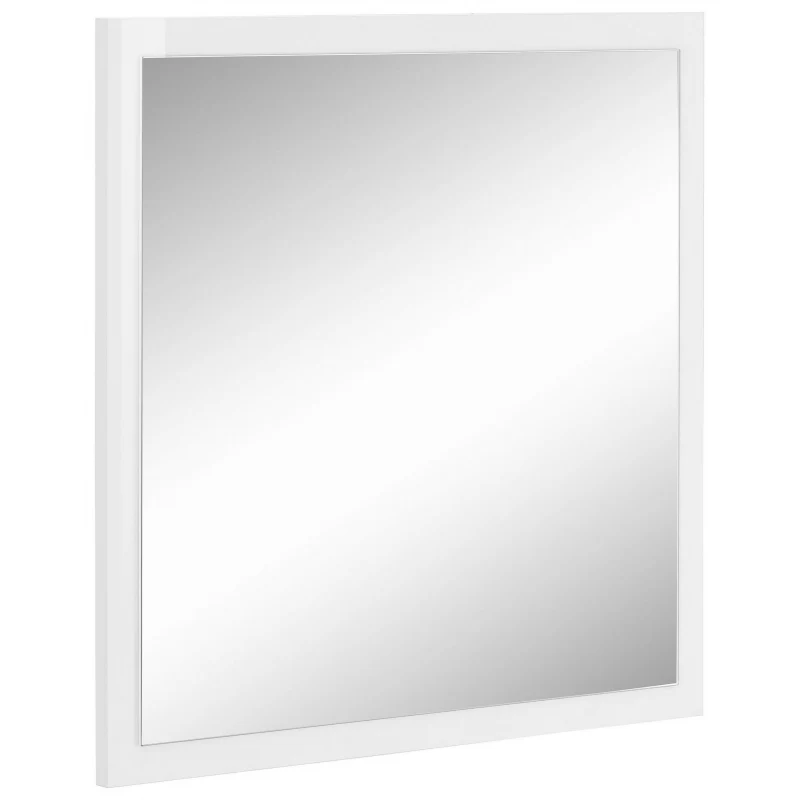 Specchiera da Bagno Zet 60x60 cm – Finitura Bianco Lucido – Design Moderno e Compatto
