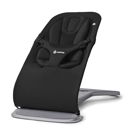 Ergobaby Evolve   Sdraietta ergonomica 3 in 1, per neonati dalla nascita al bambino, con inserto per neonati (2,5 kg   13,2 kg), nero onice : Moda