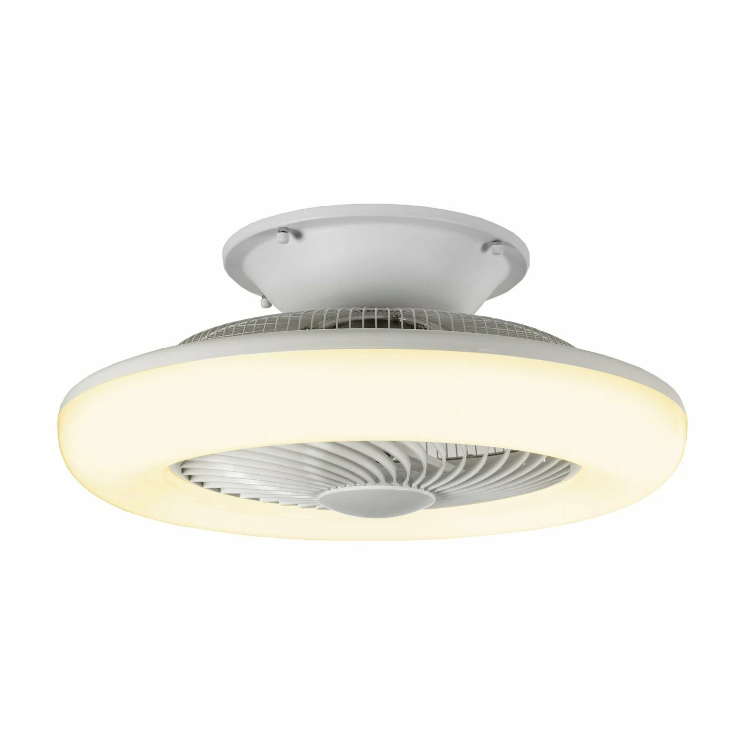 Ventilatore da soffitto con plafoniera integrata WillySmart Led