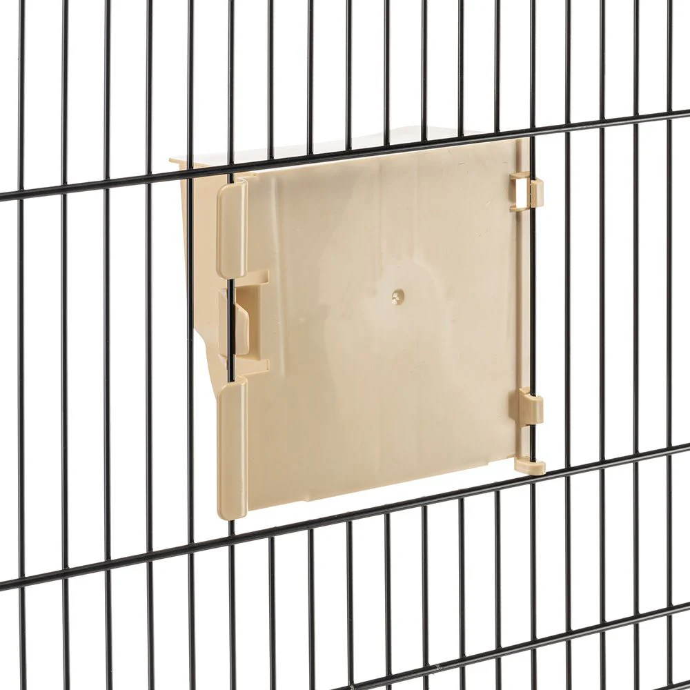 Sonia – Gabbia Rettangolare per Calopsiti e Parrocchetti con Accessori Antiscivolo e Mangiatoie Girevoli