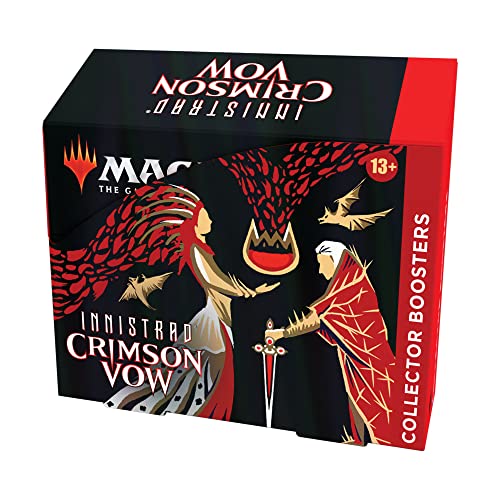 Magic The Gathering  Confezione di Collector Booster Innistrad: Promessa Cremisi 12 Buste e Carta Bonus di Dracula (Versione Inglese), C90970000 : Amazon.it: Giochi e giocattoli