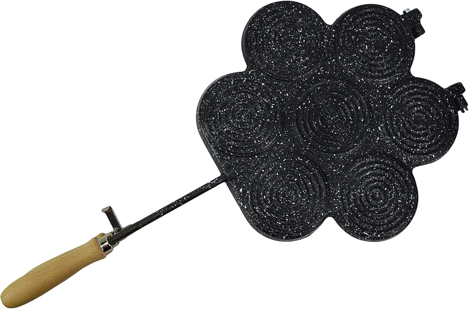 ELETTRO CENTER TIGELLIERA INDUZIONE TEFLON 7 POSTI CON GANCIO CHIUSURA, 433