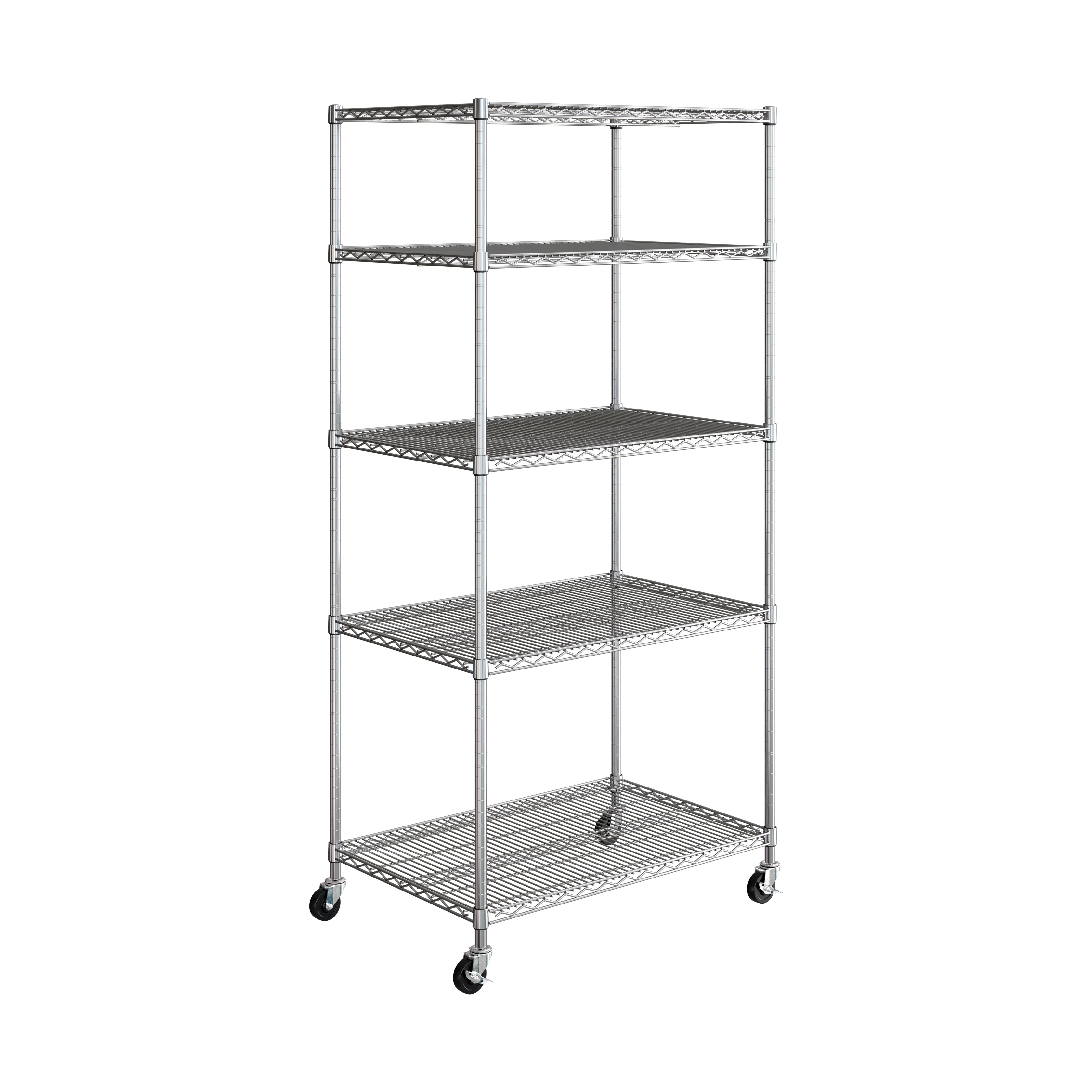 Scaffale in acciaio NSF UltraDurable® a 5 livelli