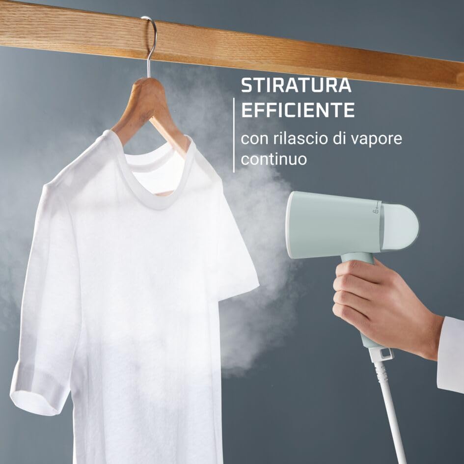 Rowenta Origin Travel Portable Ironing Iron, 1200W Power, 20g/min Steam Jet, Useful for Quick Ironing, Folding Iron, DR1034