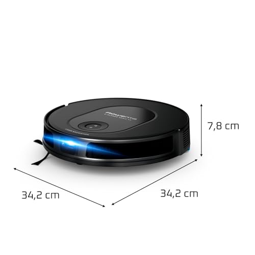 Rowenta Robot Aspirapolvere X PLORER Serie 65, Robot Aspirapolvere Lavapavimenti con Navigazione Laser, Sistema Smart Aqua Power e Controllo da Remoto, 168 Min Autonomia, Potenza 2300 PA, RR8L65 : Casa e cucina