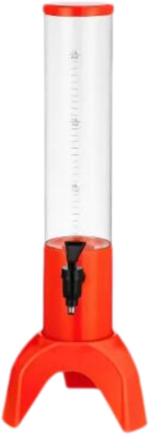 Jiuvaso Distributore di bevande, distributore di birra, liquori, margarita, succo, facile da pulire con rubinetto per la festa del papà, pub, Arancia 3l