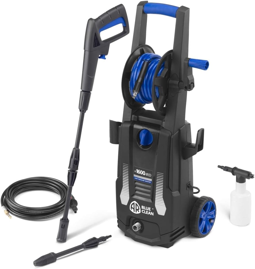 AR Blue Clean High Pressure Washer e-4 TWINFLOW D with Dualtech System and Power Brush (2500 W, 150 bar, 810 l/h)