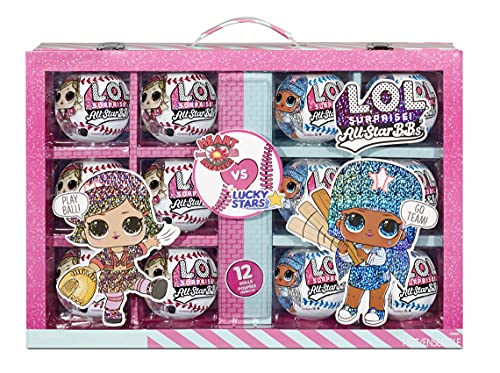 LOL Surprise All Star Collezione Sport Serie 1  Squadra di baseball con 12 bambole, 90  sorprese, figurine collezionabili, vestiti e accessori, Da collezionare, Età: 3  anni, Esclusivo Amazon : Giochi e giocattoli