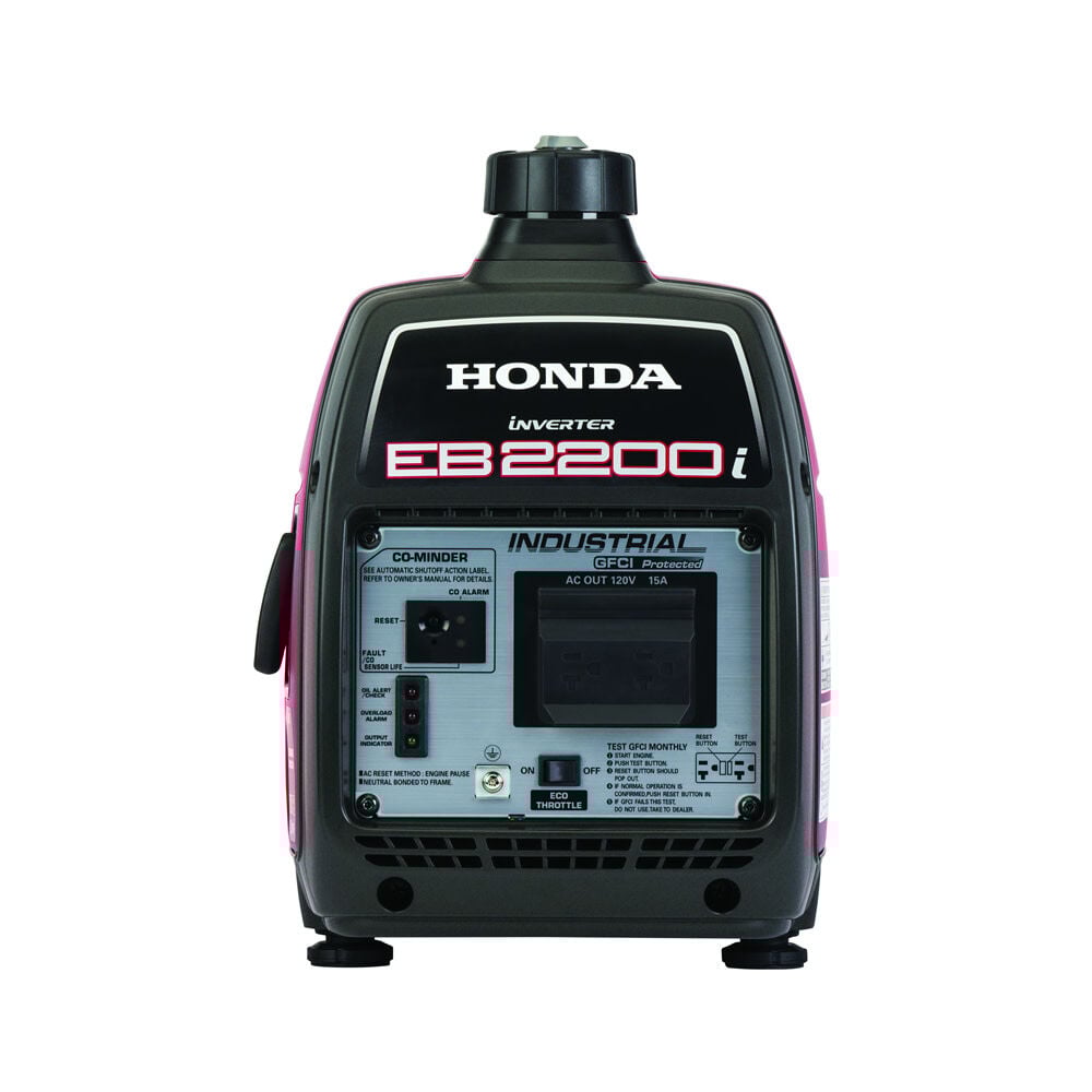 Generatore industriale Honda a gas 121 cc 2200 W con rilevatore di CO EB2200ITAN di Honda