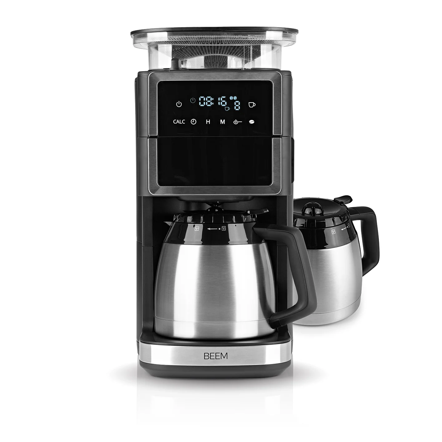 BEEM FRESH-AROMA-PERFECT III Macchina da caffè filtro con macinacaffè - 2 caraffe termiche