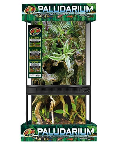 Zoo Med Paludarium   Paludario in vetro e metallo per la creazione di ambienti naturali per animali esotici, anfibi, rettili, dimensione 30x30x60 cm : Amazon.it: Prodotti per animali domestici