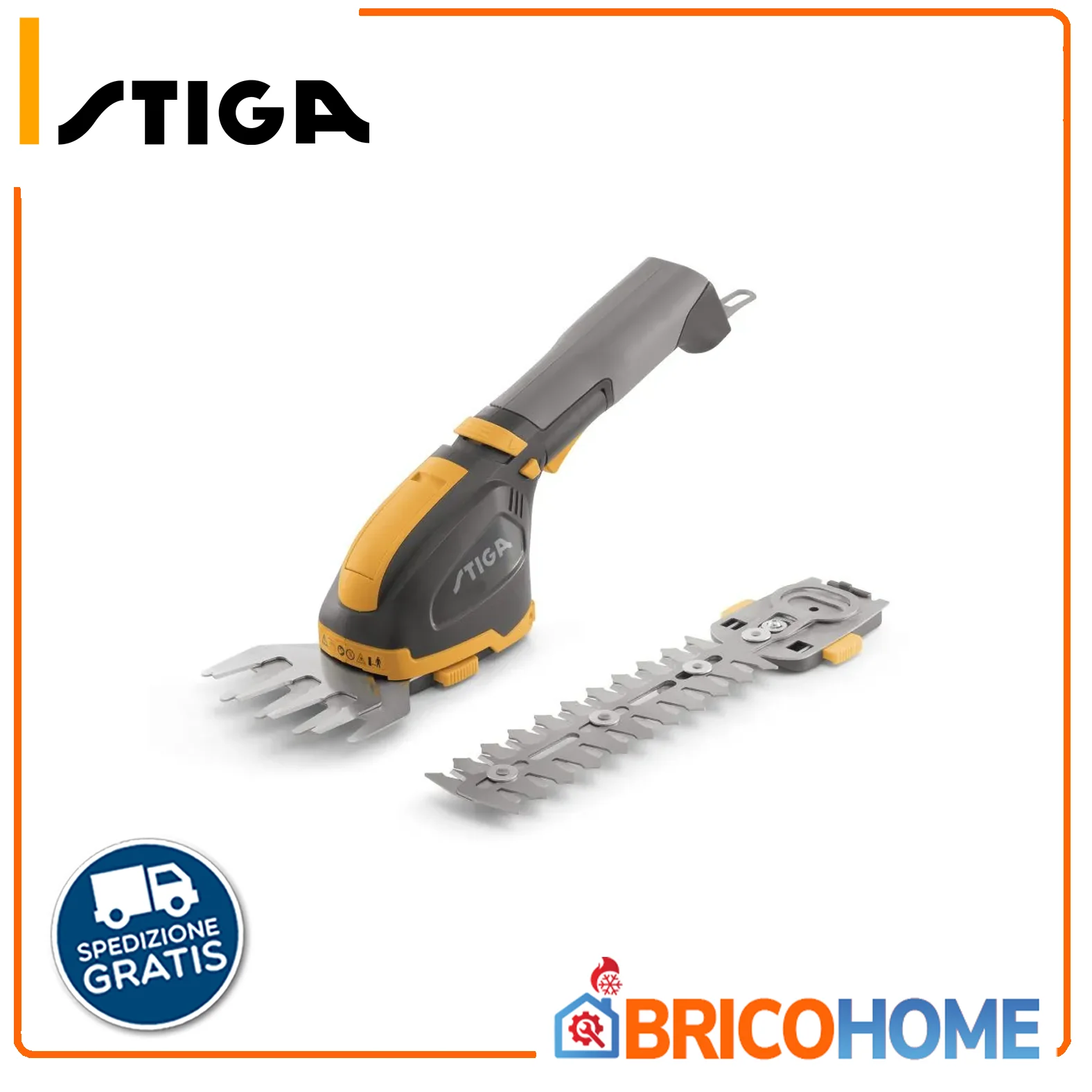 Tagliaerba tagliasiepi multifunzione a batteria SGM 102 AE STIGA