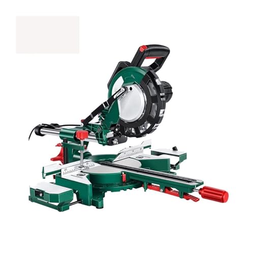 Troncatrice elettrica Sega da tavolo scorrevole ad alta precisione Mini macchina da taglio for legno da 8 pollici for la lavorazione del legno domestica : Amazon.it: Fai da te