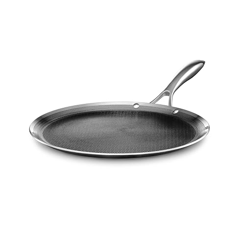 HexClad Padella antiaderente ibrida in acciaio inox da 12 pollici con manico resistente al freddo, senza PFOA, lavabile in lavastoviglie e in forno, funziona con piani cottura a induzione, : Amazon.it: Casa e cucina