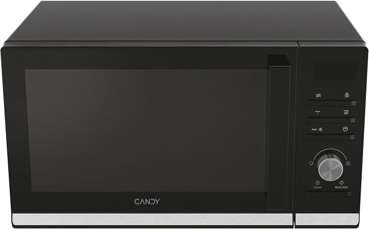 Candy CMGA25TNDB Modern Microwave Oven with Grill, 25 Litres, 900W, 40 Programs, 6 Power Levels, Defrost and Autoclean Functions, App hOn, Freestanding, 48.3 x 42 x 28.2 cm, Black