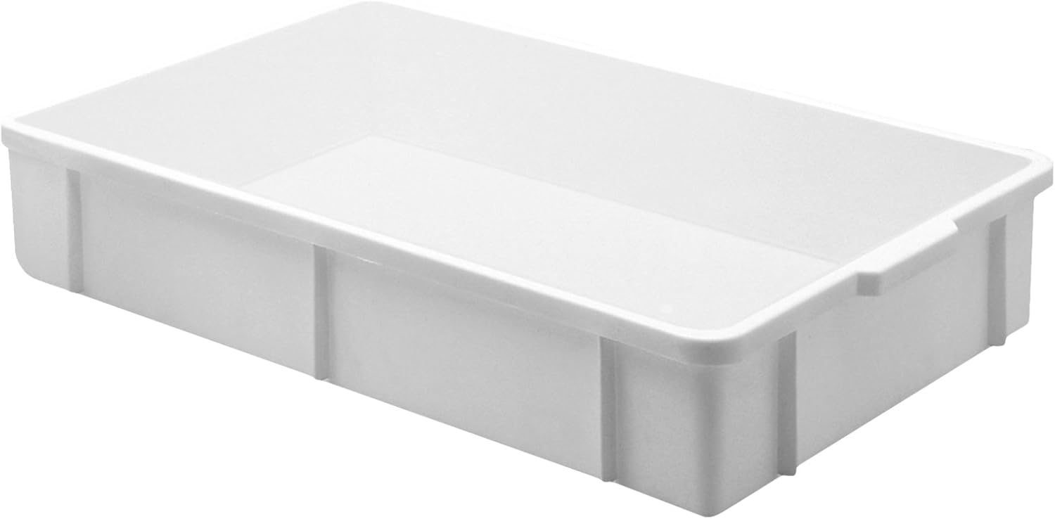 Giganplast Transport Cassetta, Plastica, Bianco, 60 x 40 x 16 cm