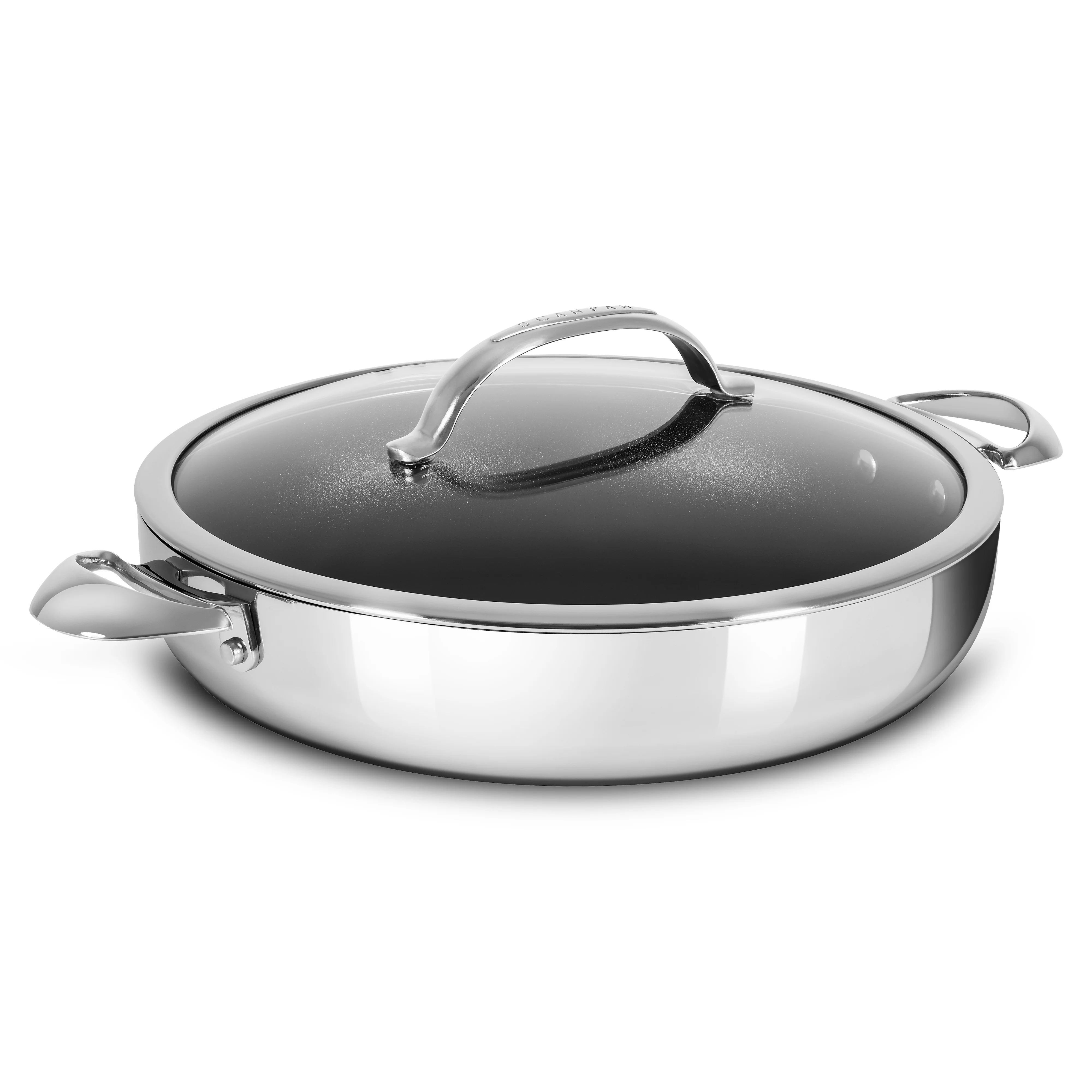 Scanpan HaptIQ – Brasiera antiaderente in acciaio inox da 5,5 qt